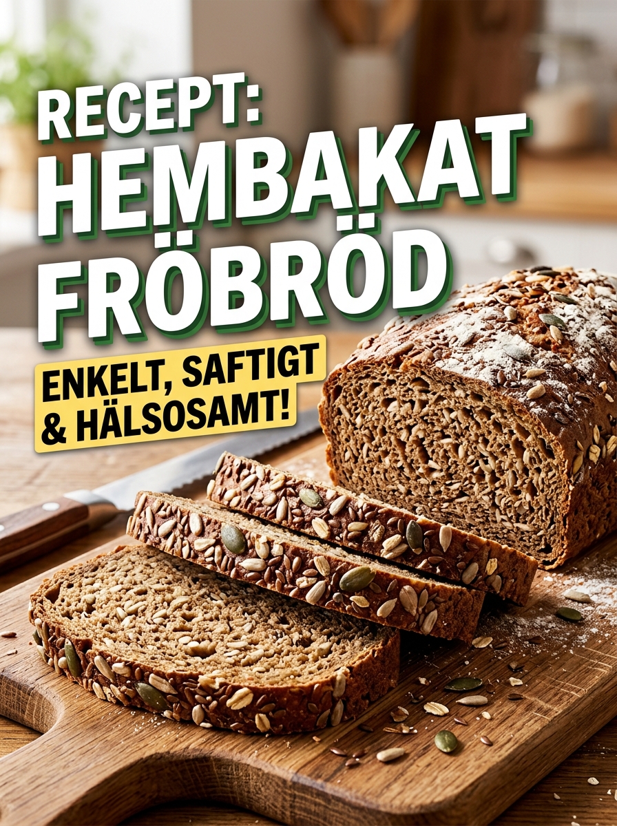 Fullkornsbröd med frön – enkelt och hälsosamt recept